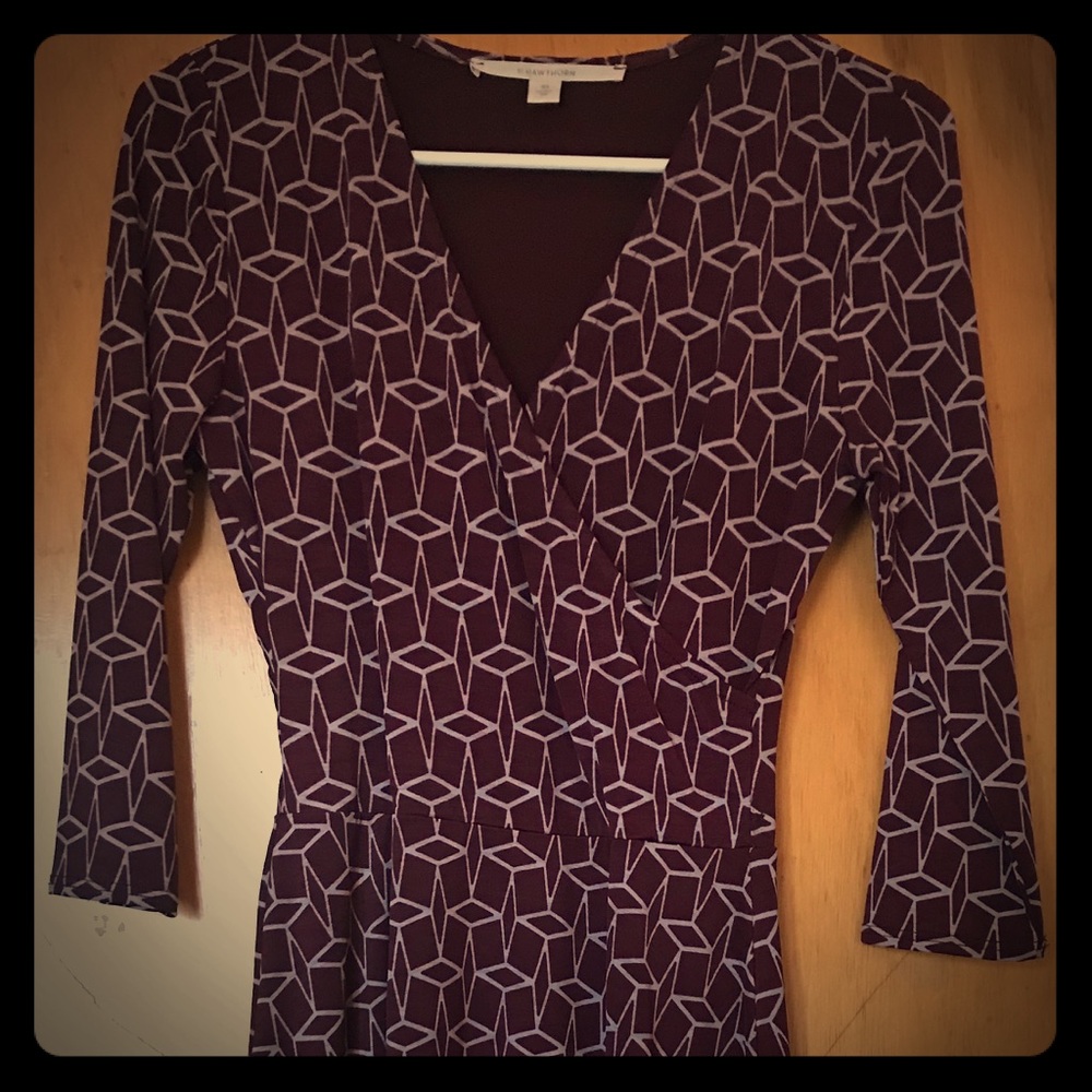 Hawthorn midi geometric dress